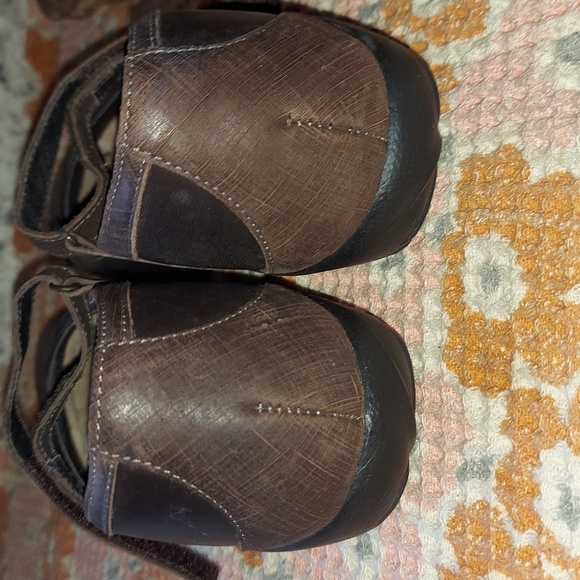 Naot Brown Leather Mary Jane Flats - Picture 4 of 9